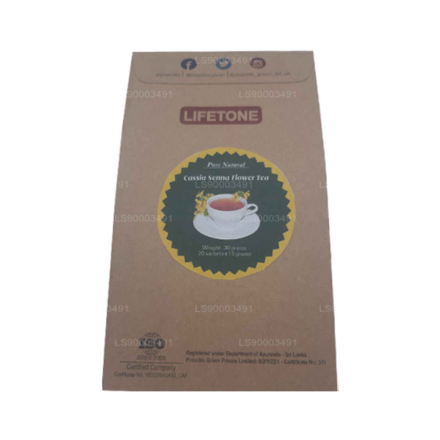 Lifetone Senna Flower Tea (30g)
