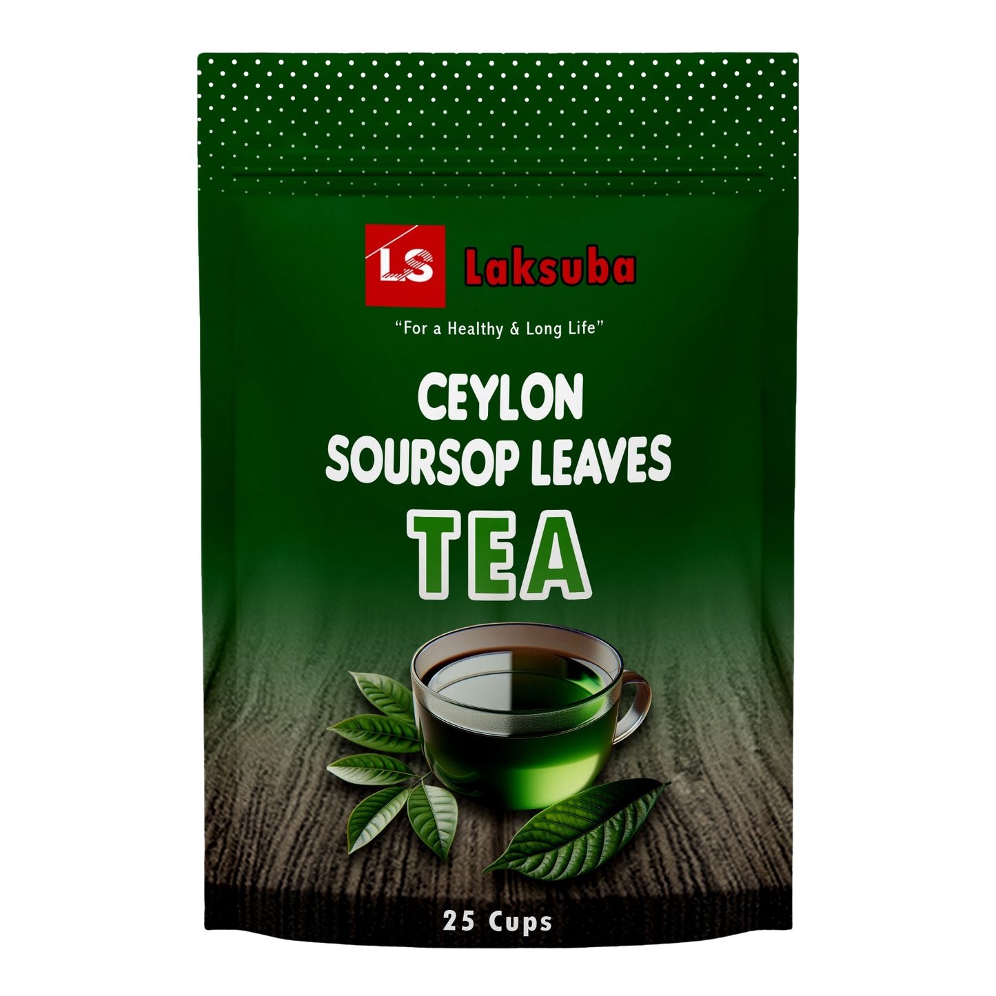 ලක්සුබා සිලෝන් අනෝදා කොළ තේ (ග්‍රෑම් 37.5) තේ බෑග් 25