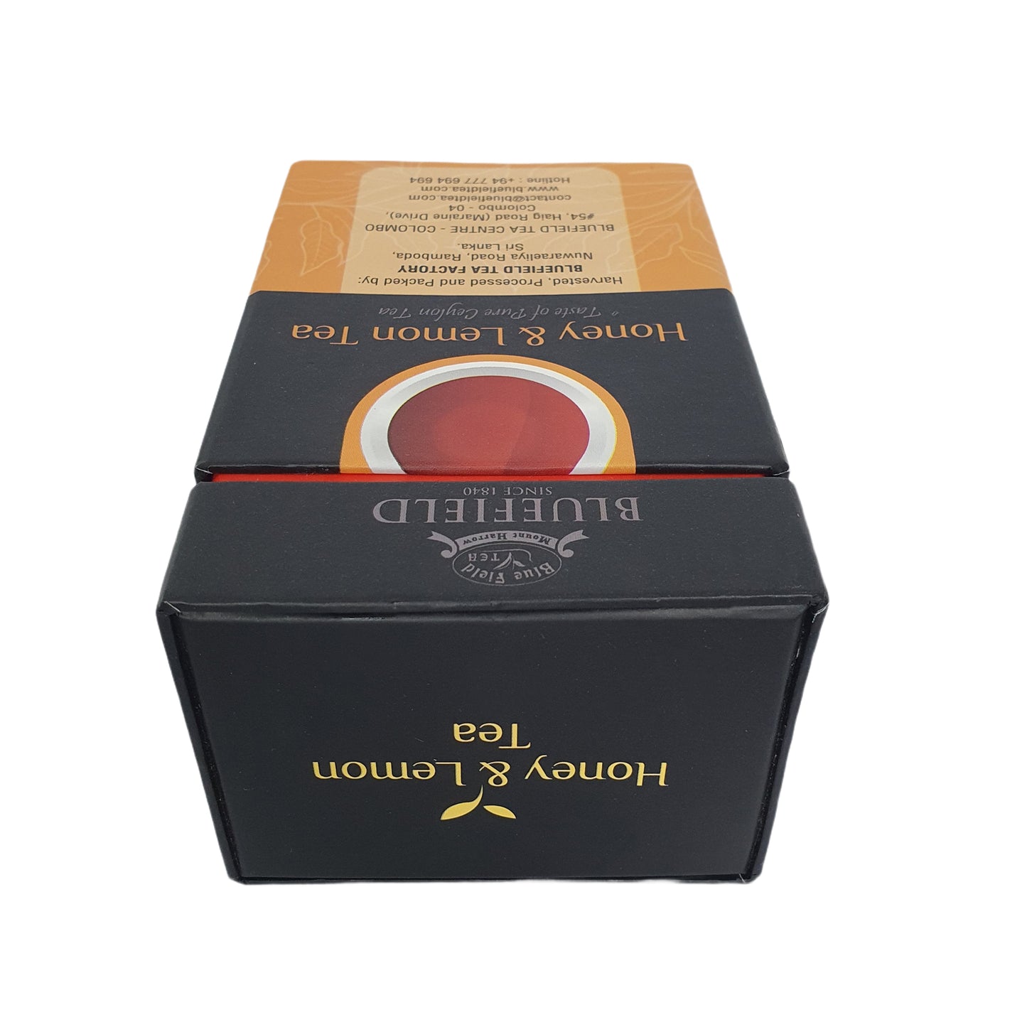 බ්ලූෆීල්ඩ් මී පැණි සහ ලෙමන් රසැති තේ (ග්‍රෑම් 100)