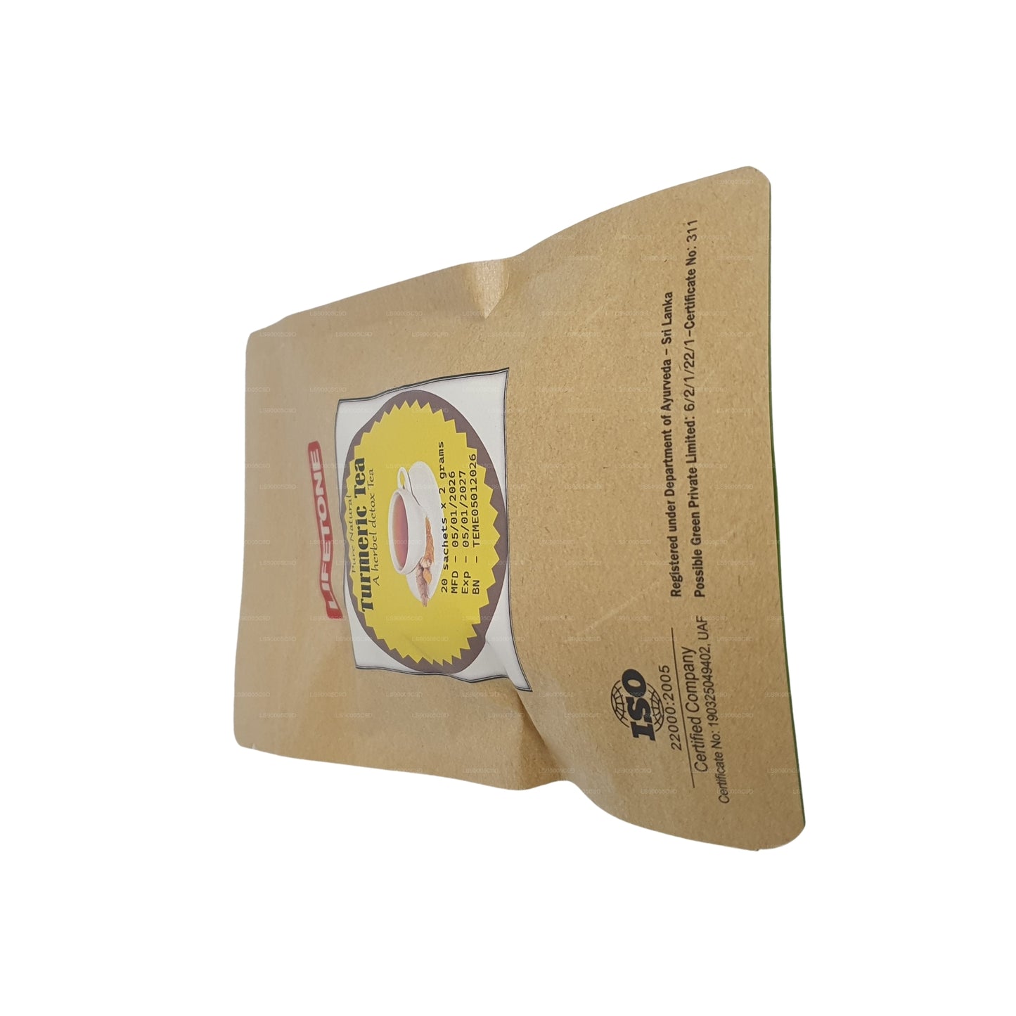 Lifetone Turmeric Tea (40g) 20 Tea Bags