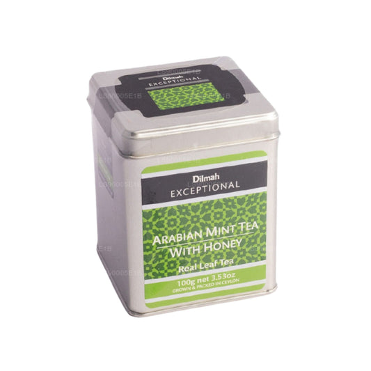 Dilmah Exceptional Arabian Mint Tea with Honey (100g) Tin Caddy