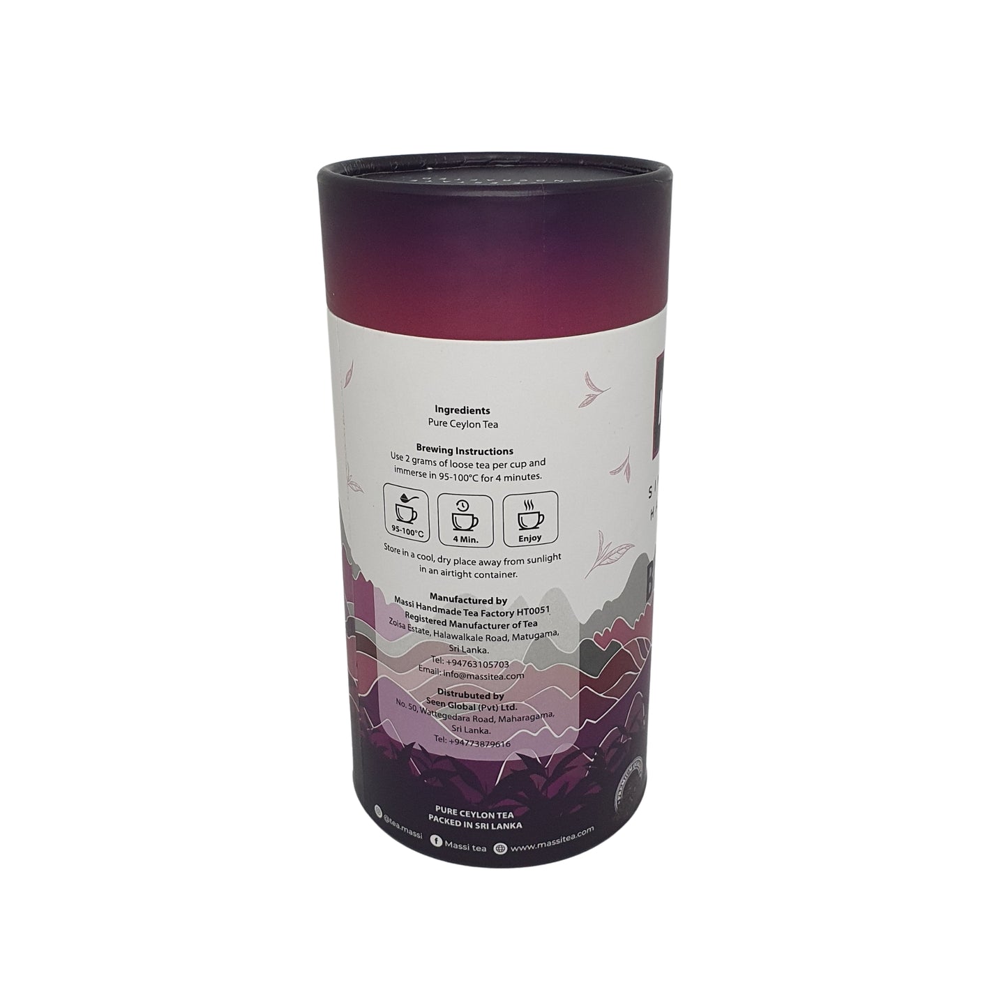 මස්සි තේ සිංගල් එස්ටේට් අතින් සාදන ලද ශක්තිමත් කළු තේ (50g)