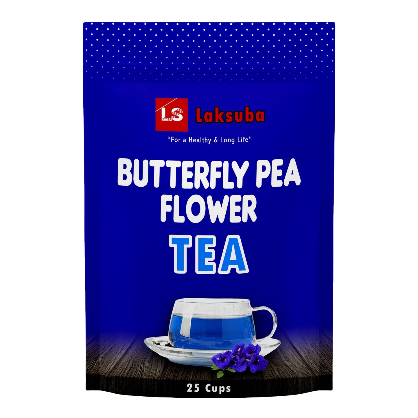 ලක්සුබා සිලෝන් නිල් කටරොළු මල් තේ (ග්‍රෑම් 16.25) තේ බෑග් 25