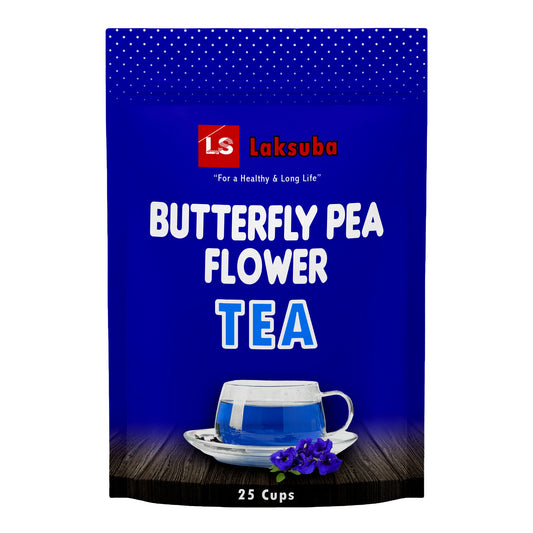 ලක්සුබා සිලෝන් නිල් කටරොළු මල් තේ (ග්‍රෑම් 16.25) තේ බෑග් 25