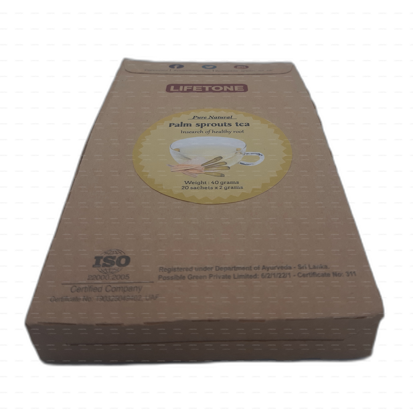 Lifetone Palm Sprouts Tea (40g) 20 Tea Bags