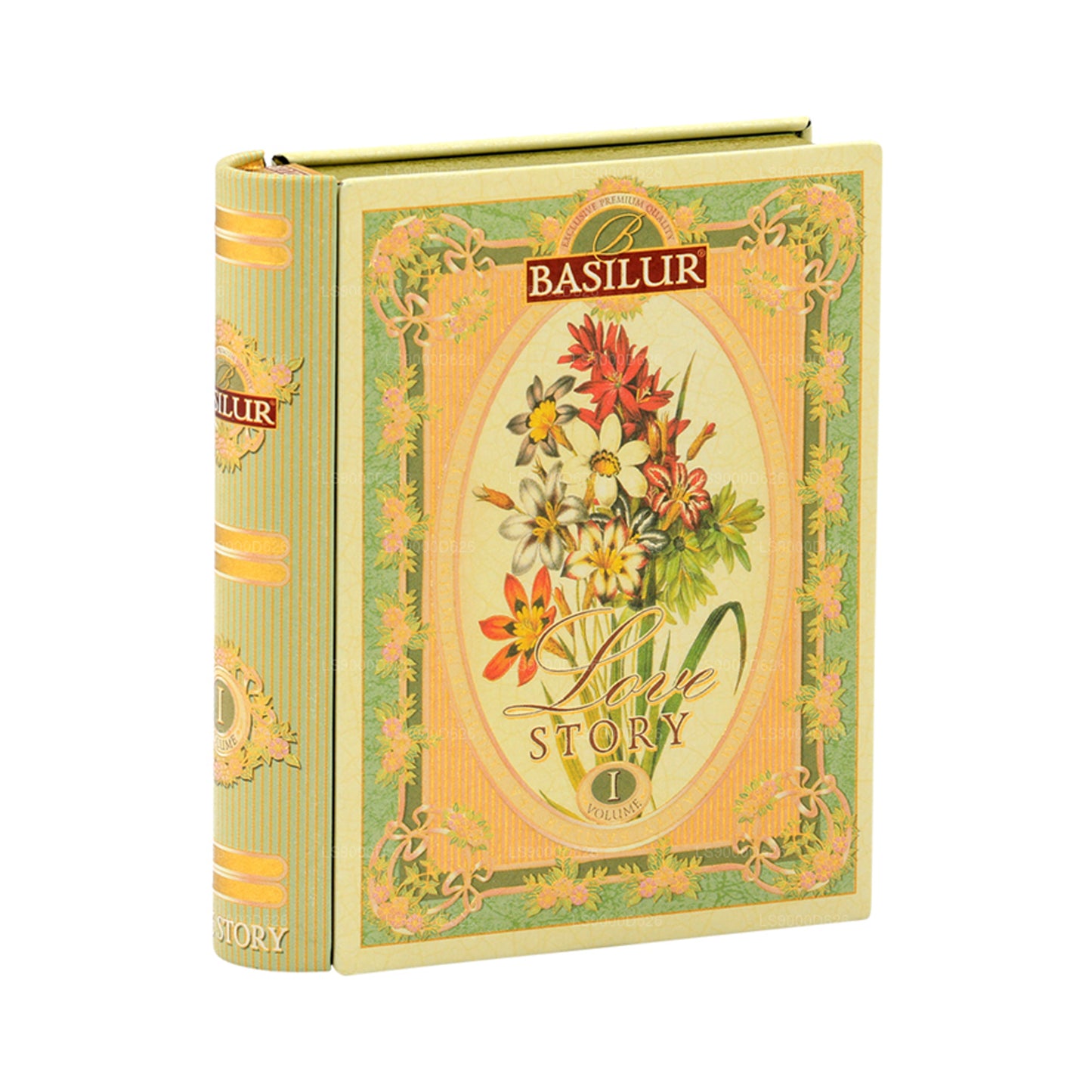 Basilur "Miniature Tea Book - Love Story Volume I" (10g) Caddy