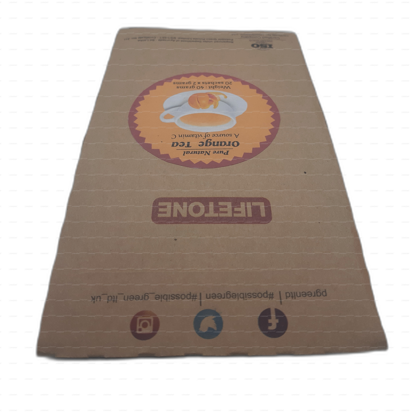 Lifetone Orange Tea (40g) 20 Tea Bags