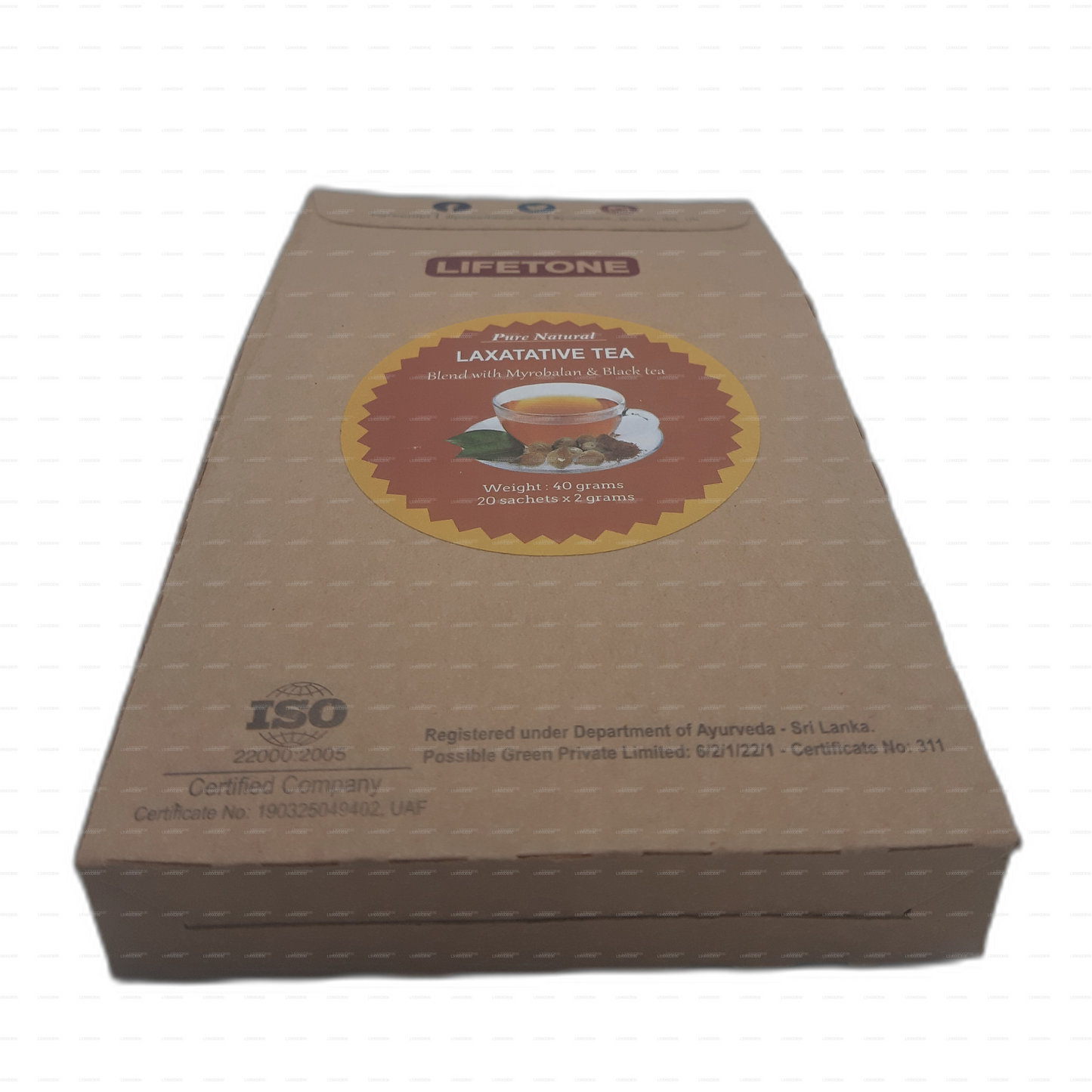 Lifetone Laxative Tea (40g) 20 Tea Bags