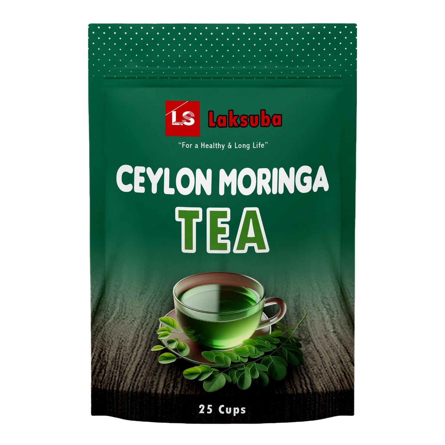 ලක්සුබා සිලෝන් මොරිංගා තේ (ග්‍රෑම් 37.5) තේ බෑග් 25