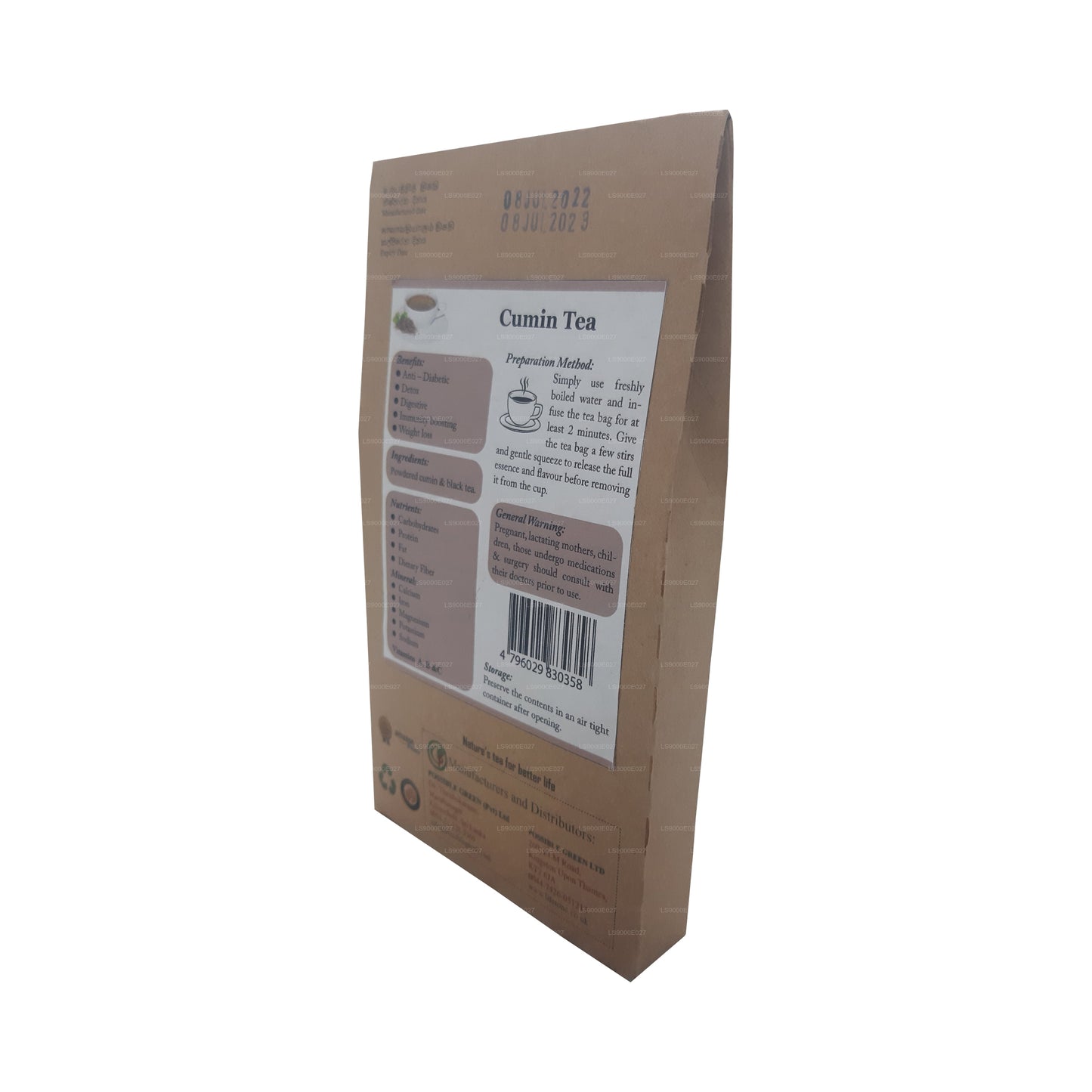 Lifetone Cumin Tea (40g) 20 Tea Bags