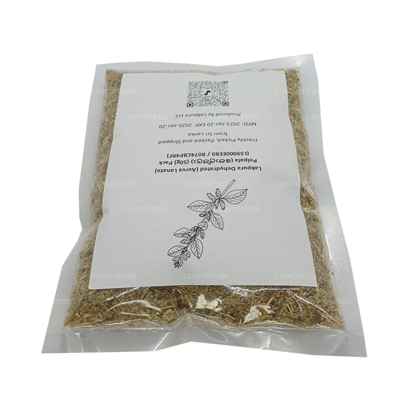 Lakpura® Dehydrated (Aerva Lanata) Polpala