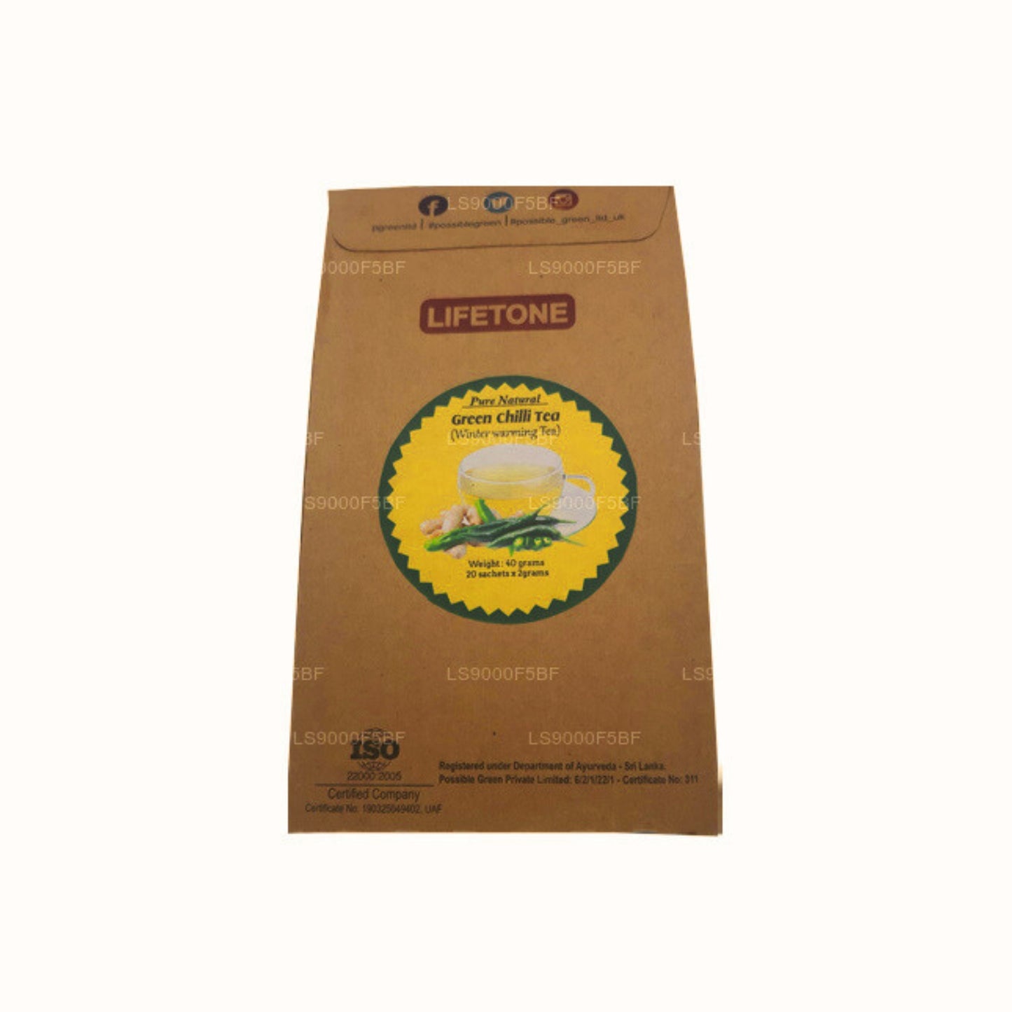 Lifetone Green Chilli Tea (40g)