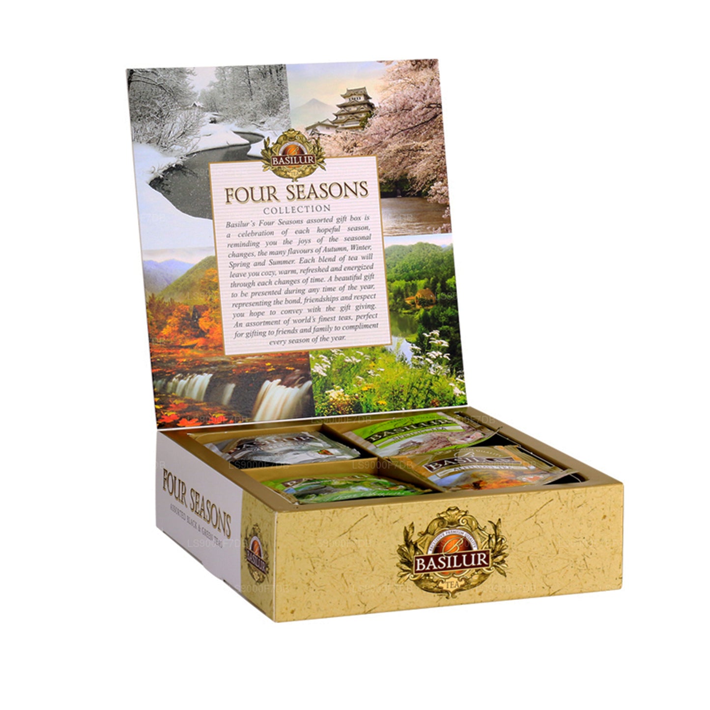 Basilur "Four Seasons Assorted" (70g) 40 Enveloped Tea Bags