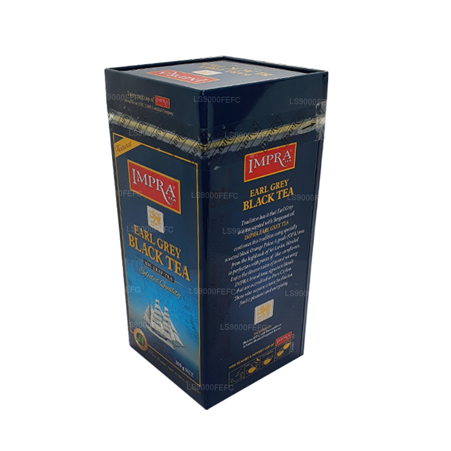 Impra Earl Grey Big Leaf (200g) Meatal Caddy
