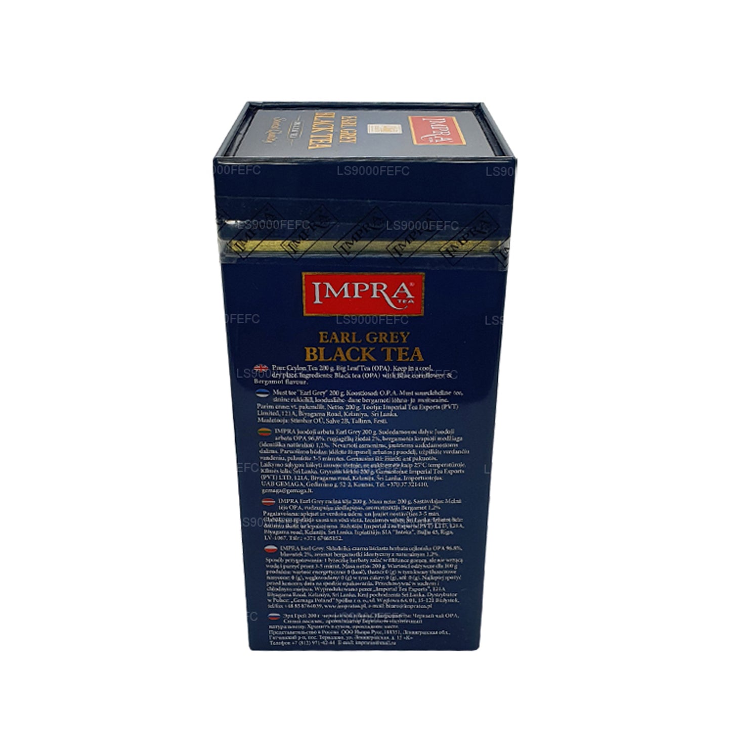 Impra Earl Grey Big Leaf (200g) Meatal Caddy