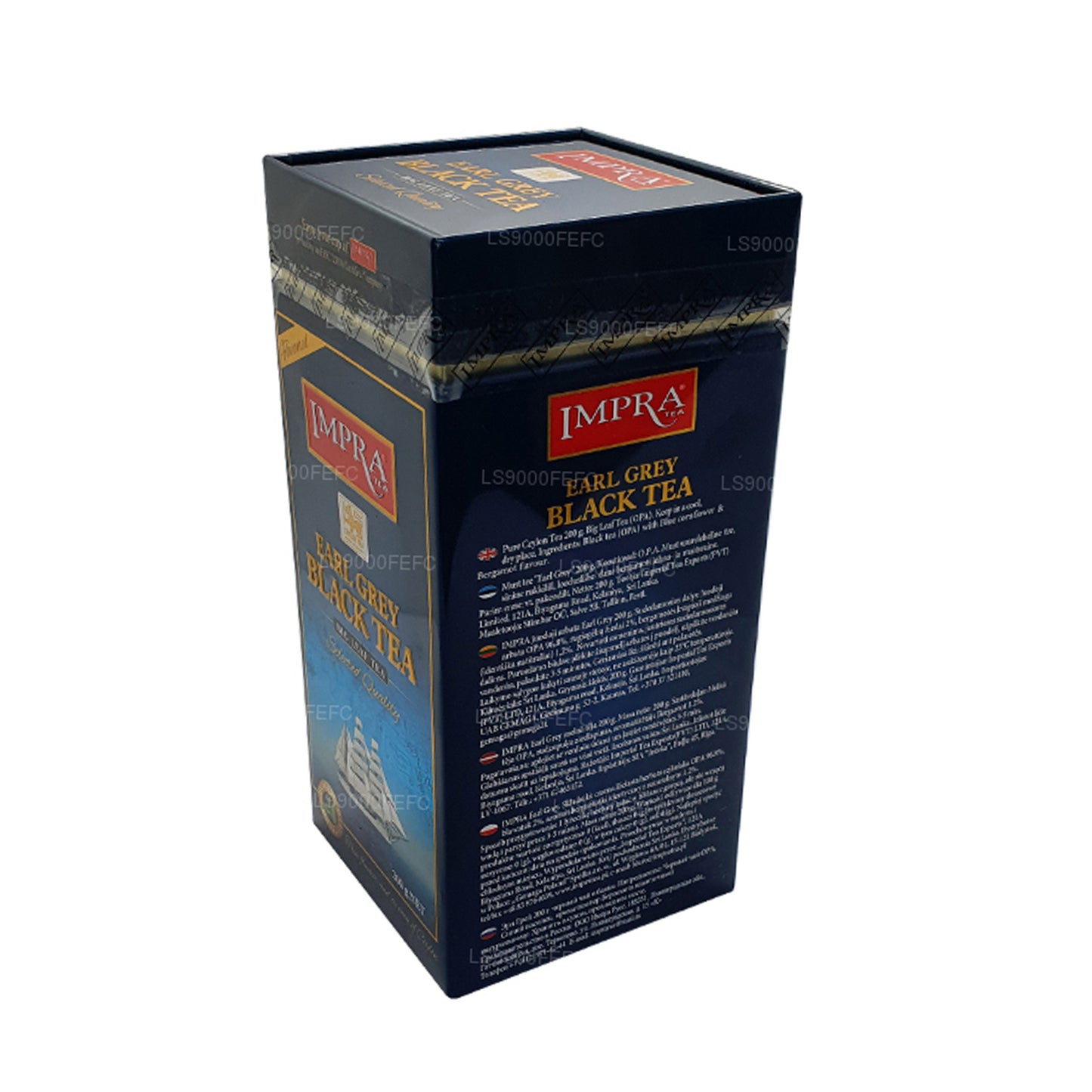 Impra Earl Grey Big Leaf (200g) Meatal Caddy