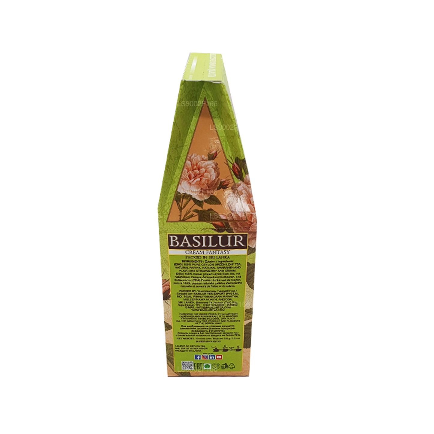 Basilur Cream Fantasy Ceylon Green Tea (100g)