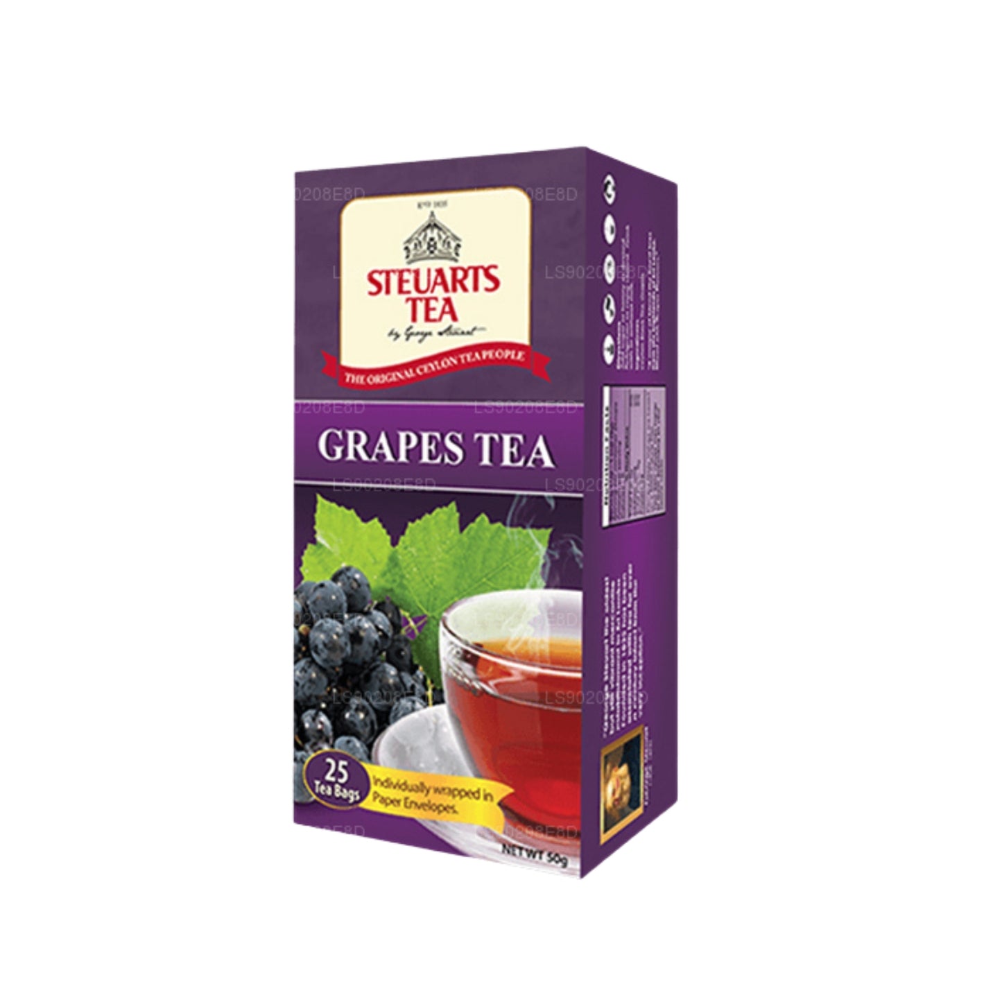 George Steuart Grapes Tea (50g) 25 Tea Bags