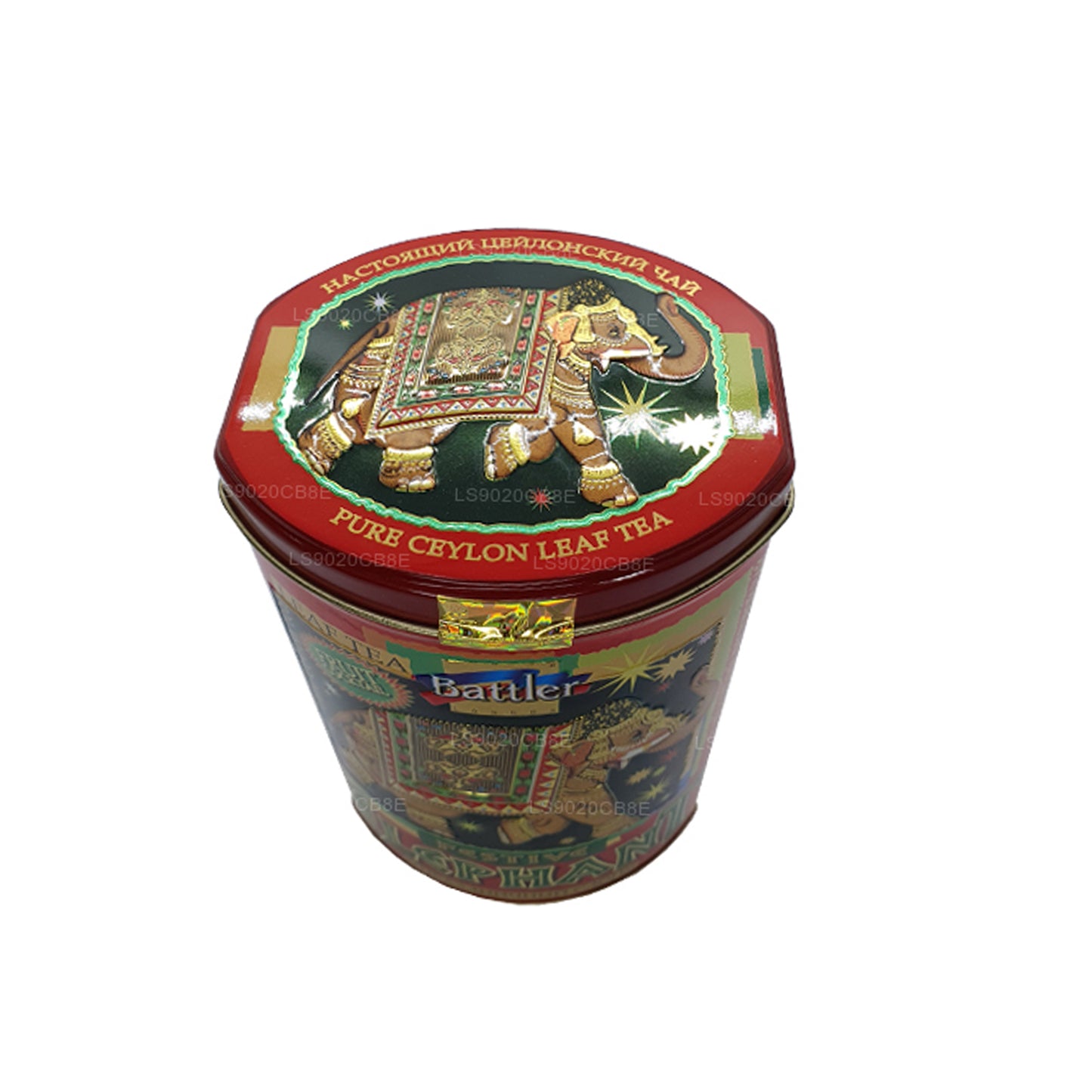 Battler Festive Elephant Fruit Cocktail Tin Caddy (100g)