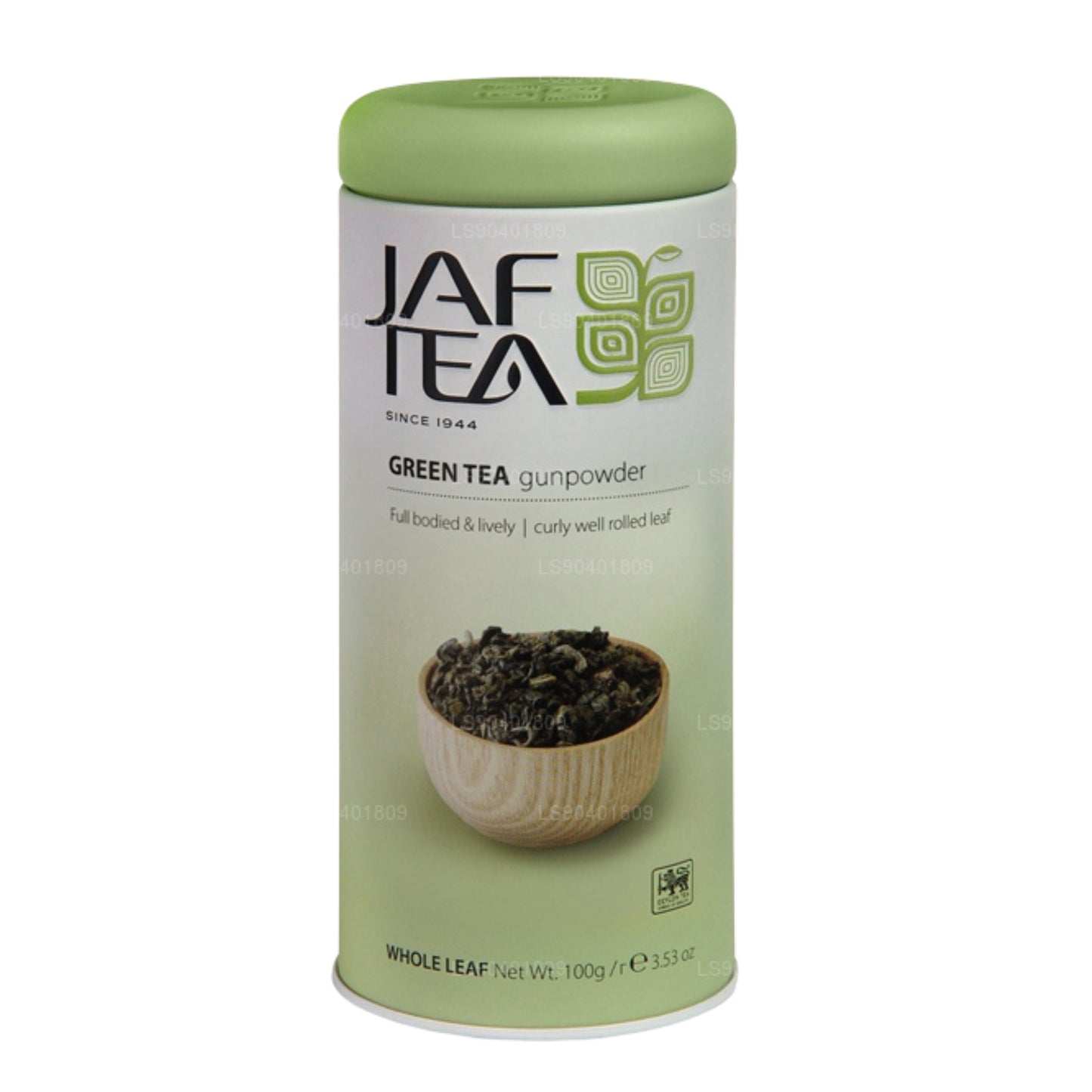 Jaf Tea Pure Green Collection Gun Powder Caddy (100g)