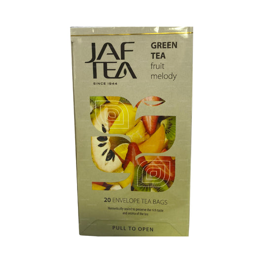 Jaf Tea Fruit Melody Green Tea (40g) Foil Envelop Tea Bags