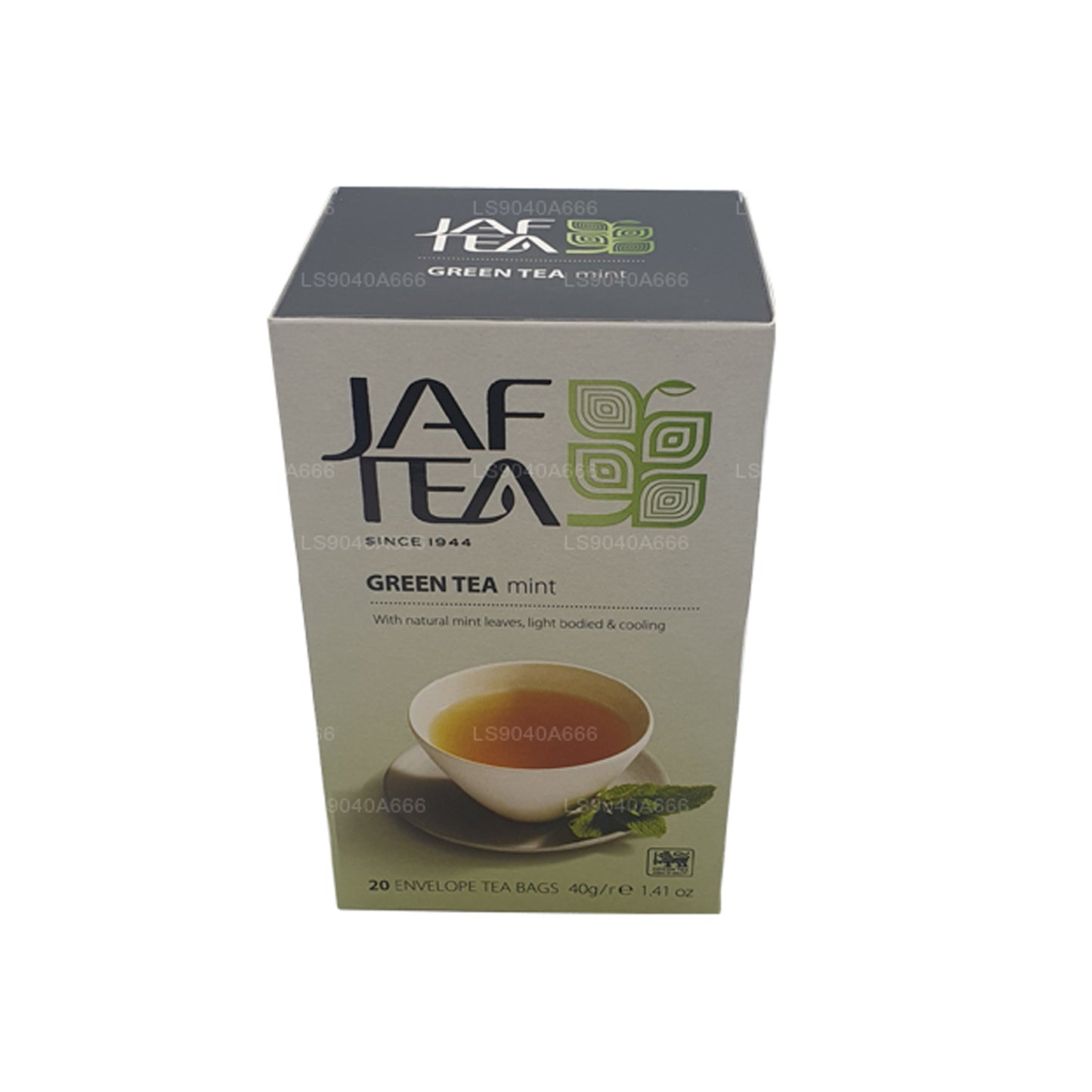 Jaf Tea Mint Green Tea (40g) 20 Envelope Tea Bags