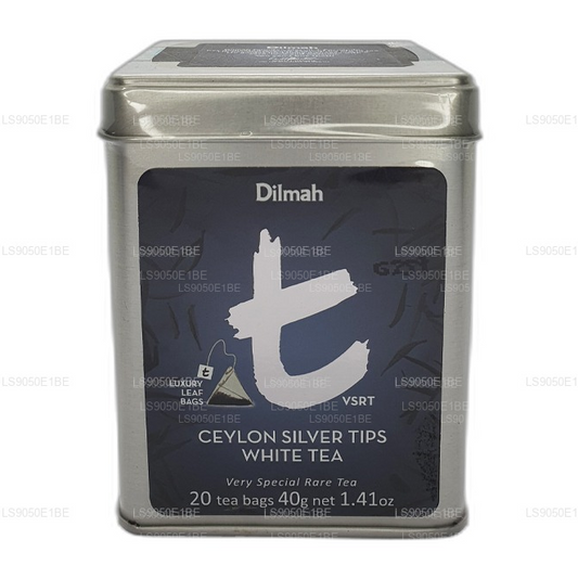 Dilmah Ceylon Silver Tips White Tea (40g) Caddy 20 Tea Bags