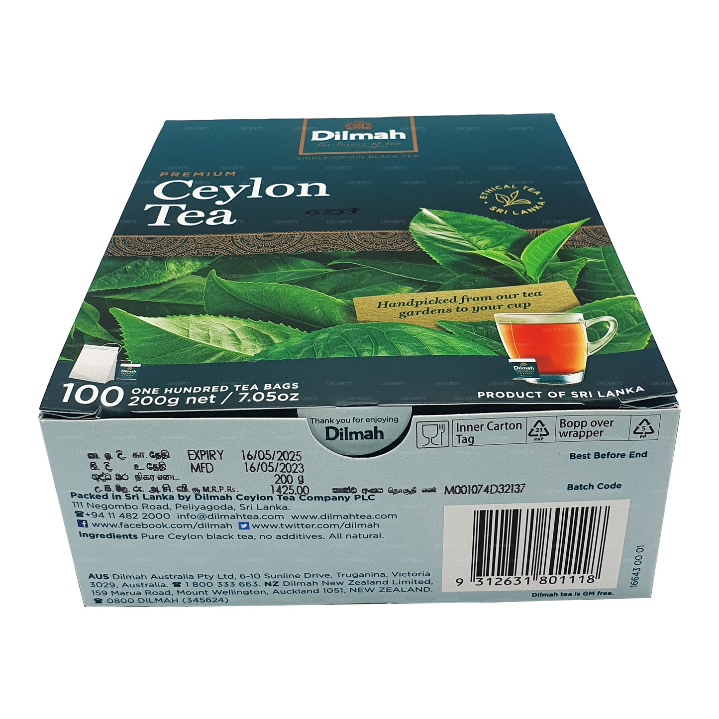Dilmah Premium Ceylon Tea Bags