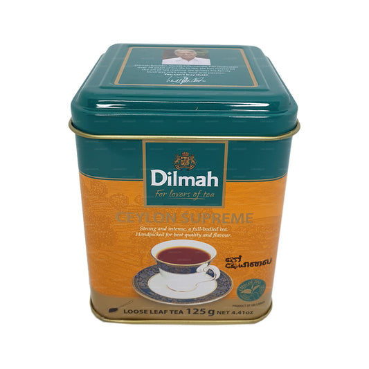 Dilmah Ceylon Supreme Loose Leaf Tea caddy (125g)