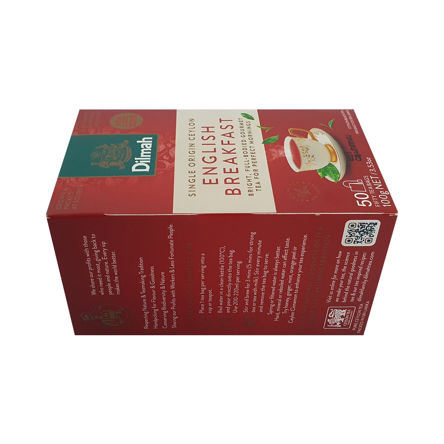 Dilmah English Breakfast Tea (100g) 50 Tea Bags