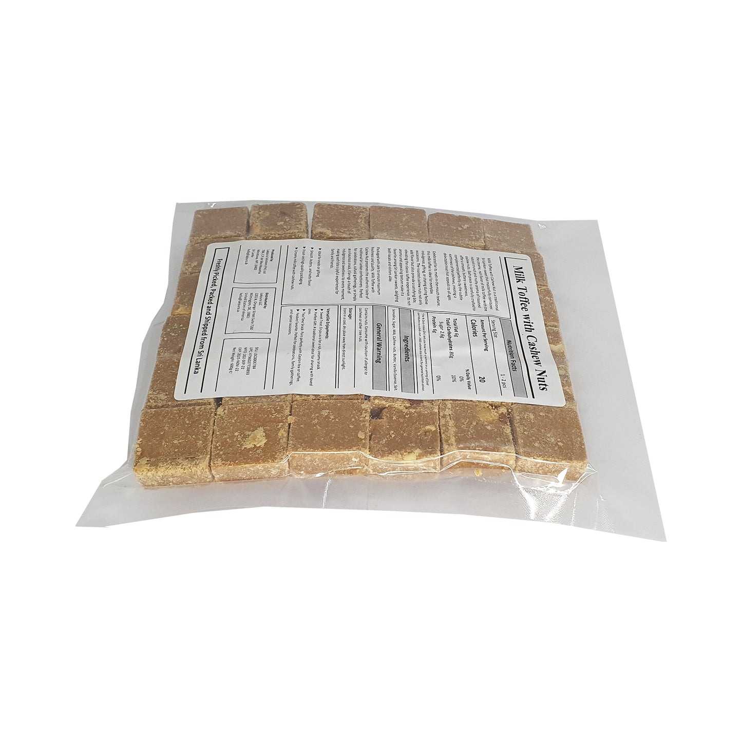 Lakpura® Milk Toffee with Cashew Nuts