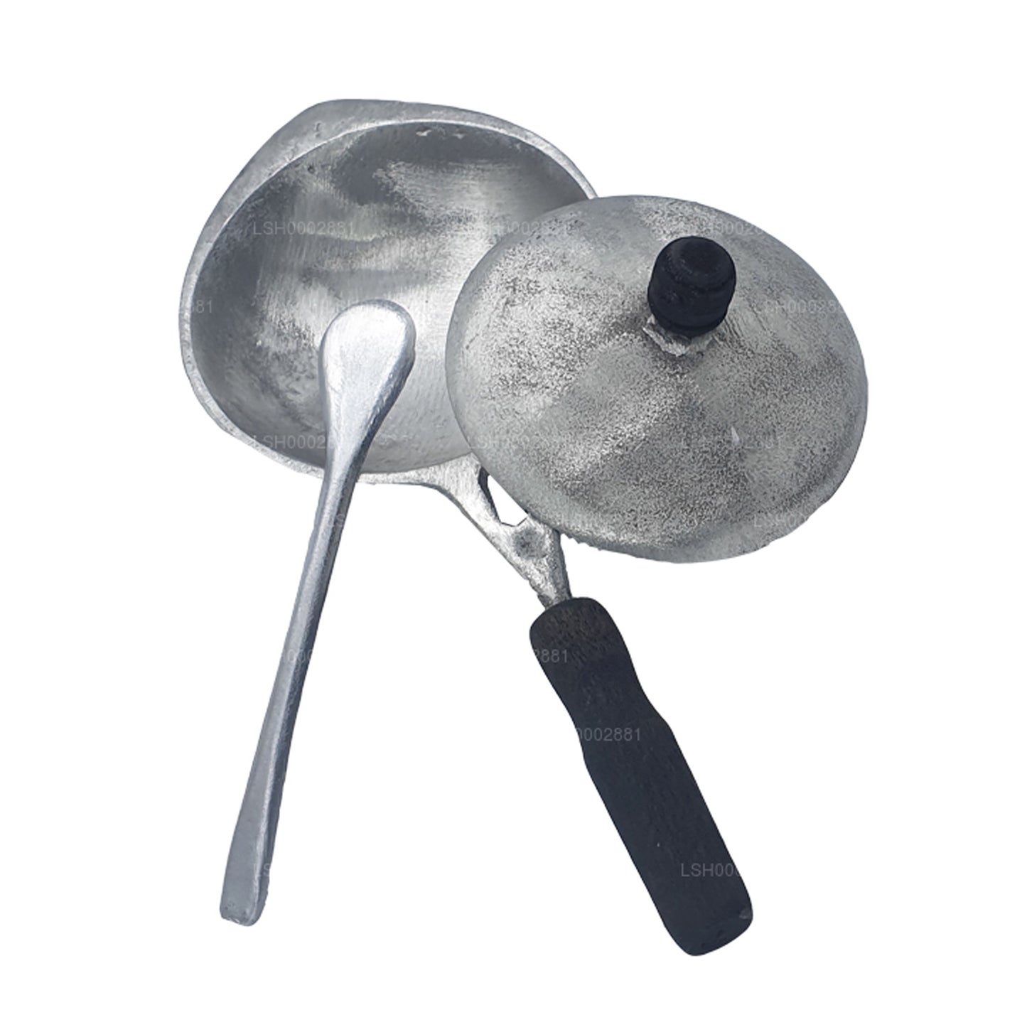 Lakpura® Aluminium Hopper Pan with Lid and Spatula
