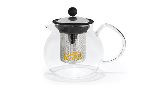 Jaf Tea Glass Tea Pot with stainless steel infuser