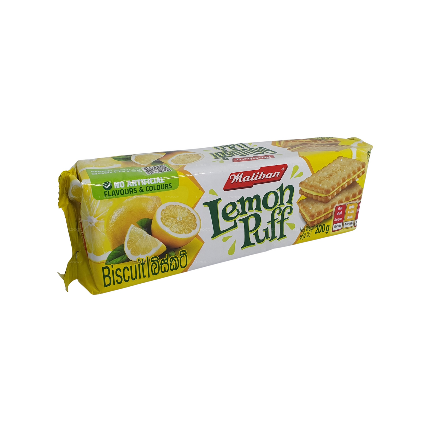 Maliban Lemon Puff Biscuits (200g)