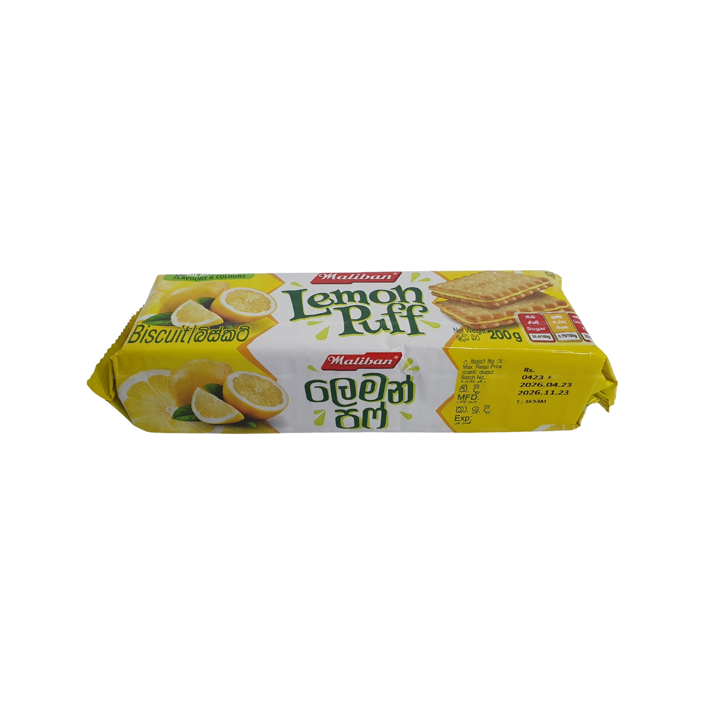 Maliban Lemon Puff Biscuits (200g)