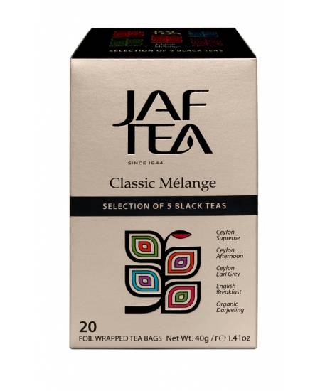 Jaf Tea Black Classic Gold Melange Gastro Teebeutel (5x4x2g)