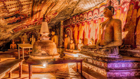 Sigiriya Rock and Dambulla from Panadura