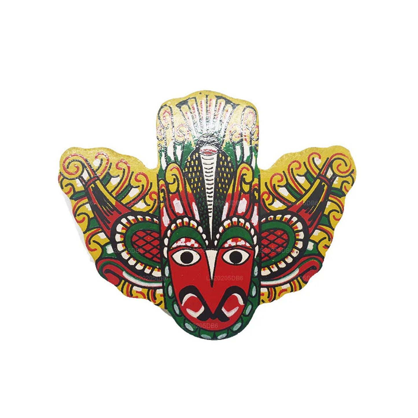 Sri Lankan Gurulu Raksha Mask Fridge Magnet