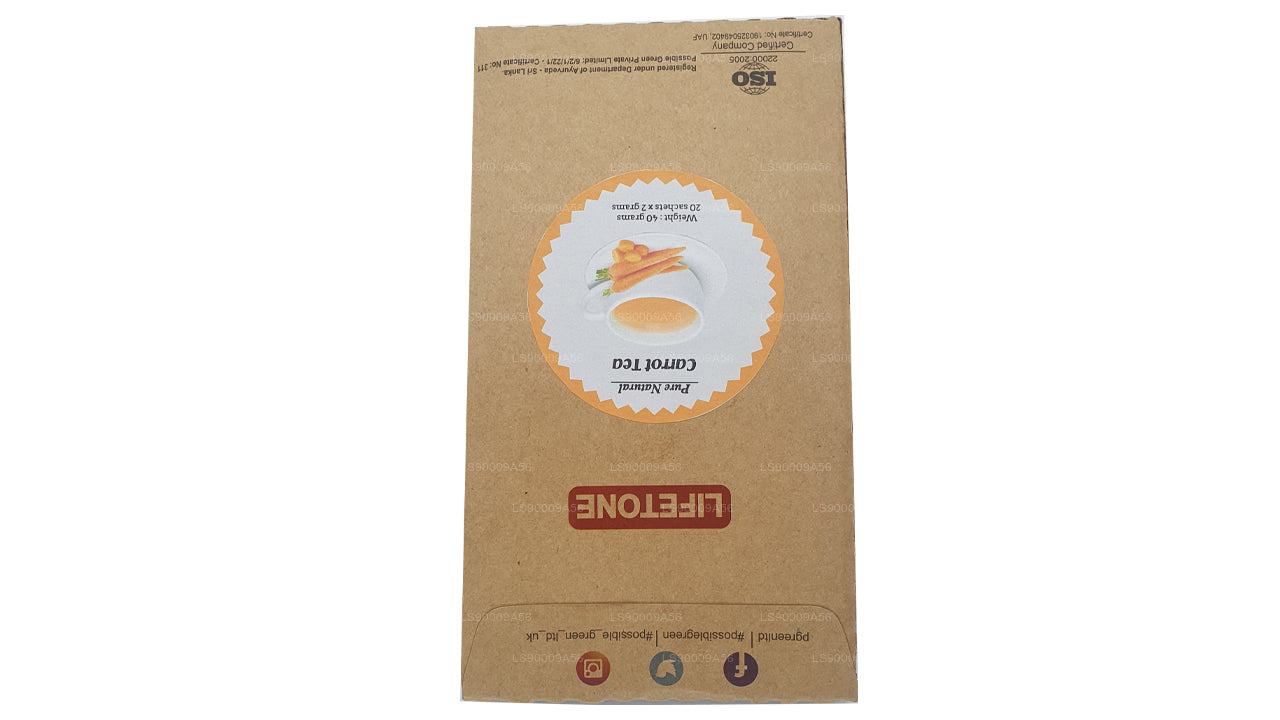 Lifetone Carrot Tea (40g) 20 Tea Bags