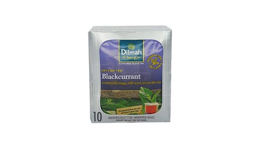 Dilmah Blackcurrent Tea (20g) 10 Individually Foil Wrapped Tea Bags